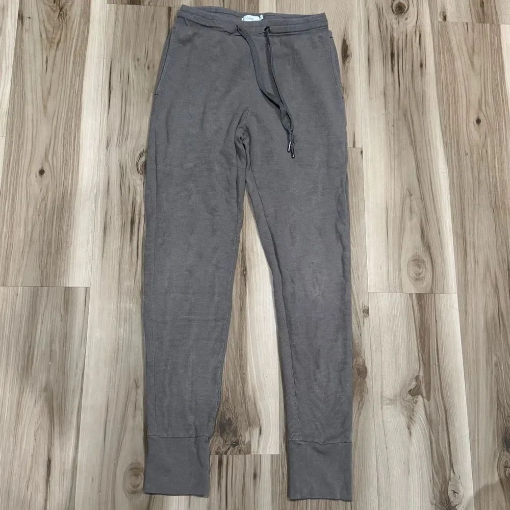 Onia Waffle Knit Jogger Tan Pants Women’s Small